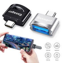 Adaptador USB tipo C OTG para móvil, convertidor de USB-C tipo C a USB 3,0, para Samsung S10, Xiaomi Mi 9, Oneplus 7 Pro, 6t, 1 unidad 2024 - compra barato