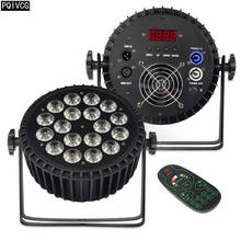 Aluminum 18x12w Remote Led Par Light RGBW 4in1 Full Color Stage DMX512 DJ Lights Led Wash 2024 - buy cheap