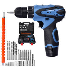 12V Electric Screwdriver 30NM Wireless Drill With Led Light Portable Battery Nail Drill Machine Garden Carpentry Power Tool Set 2024 - buy cheap