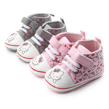 Sapatos infantis antiderrapantes para bebês, calçados casuais para recém-nascidos de desenho animado 2024 - compre barato
