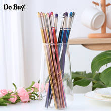 8 Pairs Reusable Stainless Steel Chopsticks Set Metal Chinese Silver Child Chop stick For Sushi Food Sticks Tableware Wholesale 2024 - buy cheap