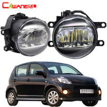 Cawanerl Car LED Fog Light 4000LM H11 Daytime Running Light White 12V Accessories For Daihatsu Materia Coo Subaru Dex 2005-2016 2024 - buy cheap