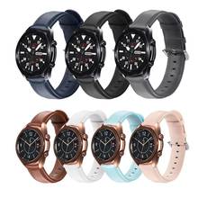 Сменный кожаный ремешок для Samsung Galaxy Watch 3, 45 мм, 41 мм, 20 мм, 22 мм 2024 - купить недорого