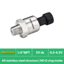 5v input pressure sensor, 1 4 NPT all metal pressure connections, absolute type range from 15 to 1500 psia, 100 kpa 10 mpa abs 2024 - buy cheap