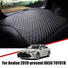 Alfombrilla de cuero para maletero de coche, bandeja de carga antideslizante, forro de cubierta trasera, para Toyota Avalon 2018, 2019, XX50 2024 - compra barato