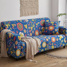 Capa de sofá elástica universal, estampa floral, revestimento elástico para cobrir sofás, poltronas, móveis 2024 - compre barato