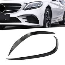 Protetor de para-choque dianteiro para mercedes-benz, 2 peças, classe c c200 c260 w205 2019 + 2024 - compre barato