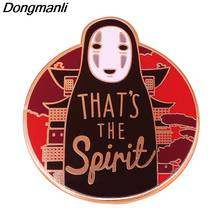 DZ71 Anime No Face Spirited Away Hard Enamel Pins Brooch Women Lapel Backpack Bags Badge Fashion Jewelry Gifts 2024 - buy cheap