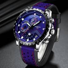 NIBOSI Mens Watches Top Brand Luxury Quartz Blue Watch Men Casual Leather Military Waterproof Sport Wristwatch Relogio Masculino 2024 - buy cheap