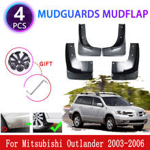 Для Mitsubishi Outlander MK1 2003 2004 2005 2006 Брызговики защитные автомобильные аксессуары 2024 - купить недорого