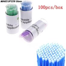 100PCS/Pack Disposable Cotton Swab Makeup Brushes Swab Microbrushes Eyelash Extension Tools Individual Lash Removing Tools 2024 - buy cheap