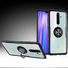 Funda transparente para iPhone XS XR XS Max funda magnética soporte de succión anillo de dedo suave TPU contraportada para iPhone 7 8 Plus 6 s 6 2024 - compra barato