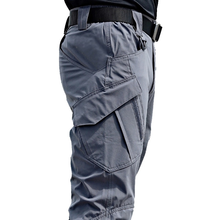 Calça tática masculina, calça com elasticidade para vários bolsos militar urbano para comutadores 5xl 2024 - compre barato
