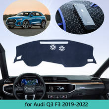 Крышка ковра для приборной панели автомобиля для Audi Q3 F3, 2019, 2020, 2021, 2022, коврик для приборной панели 2024 - купить недорого