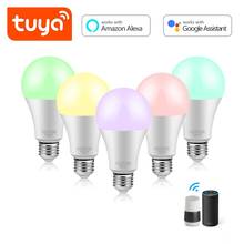 RGBCW RGBW RGBWW LED Bulb 15W Tuya / Bluetooth APP Control Smart Lights AC 85- 265V Home decorative Lighting WIFI Lamp 2024 - buy cheap