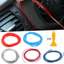 Tiras de colores para interior de coche, 5 metros, para Opel astra j g mokka insignia zafira b meriva vectra b vivaro 2024 - compra barato