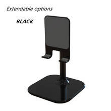 Soporte de Metal para teléfono móvil de escritorio, soporte ajustable para persona perezosa, tableta, tamaño Mini Universal, soporte para TV en vivo, negro y plateado 2024 - compra barato