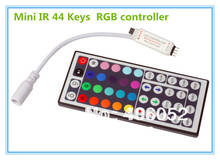 100pcs DC12v 44 key  ir led rgb remote controller for 5050/3528 led strip light 2024 - buy cheap