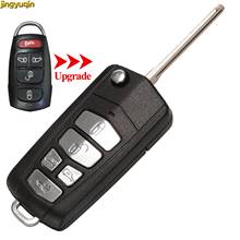 Jingyuqin 15pcs Flip Folding Key Shell Modified For Kia Sedona Mini Van 5 Buttons Remote Car Key Fob Replacement 2024 - buy cheap