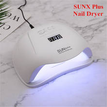 Sunx plus-secador de unhas, lâmpada led uv, 54w, para secar esmalte de unha, utensílio de manicure, secagem rápida, equipamento de arte de unha 2024 - compre barato