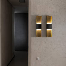 Pós-moderna lâmpada de parede luz luxo moderno e minimalista sala de estar fundo luz milão designer modelo lâmpadas 2024 - compre barato