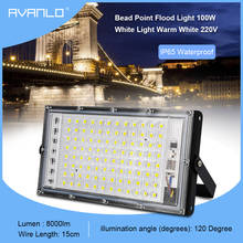 100W Led Flood Light AC 220V 230V 110V Outdoor Floodlight Spotlight IP65 Waterproof LED Street Lamp Landscape Lighting 2024 - buy cheap