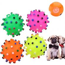 Dog Toys Pet Dog Puppy Thorny Round Ball Molar Teeth Cleaning Chewing Squeaky Sound Toy durable material игрушки для собак 2024 - buy cheap