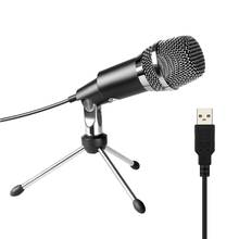 Fifine-microfone usb para gravação de vídeo, instrumento de gravação, youtube, home studio, compatível com computador macbook, alta sensibilidade 2024 - compre barato