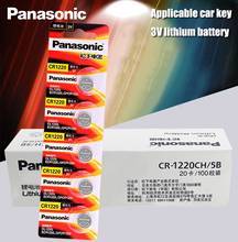 100 шт./лот оригинальные Panasonic CR1220 кнопочные батареи CR 1220 3V литиевая батарея BR1220 DL1220 ECR1220 LM1220 2024 - купить недорого