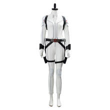Disfraz de Natasha Romanoff para mujer, mono de adulto, versión blanca, para fiesta de Halloween 2024 - compra barato