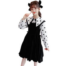 Clothes For Girls Dot Blouse + Dress Girls Clothing Lace Kids Girls Clothes Casual Style Childrens Clothing 6 8 10 12 14 2024 - buy cheap
