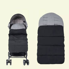 Windproof Warm Universal Baby Stroller Accessories Solid Toddler Footmuff Portable Travel Infant Carriage Sleeping Bag 1pcs 2024 - buy cheap