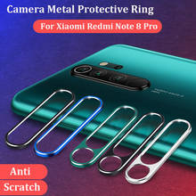 Película de vidro temperado para xiaomi, redmi note 8 pro, 8t, com anel de metal 2024 - compre barato