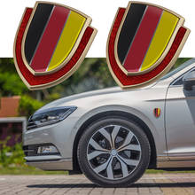 Car Side Body Fender Shield Germany Flag Badge Logo Sticker 3D For Volkswagen VW Mercedes Benz BMW Audi Opel Brabus Car Styling 2024 - buy cheap