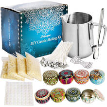 Kit de fabricación de velas hecho a mano, herramientas de fabricación de velas perfumadas, decoración del hogar, caja de regalo exquisita 2024 - compra barato