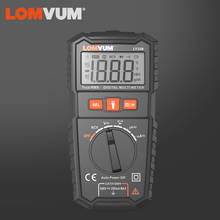 LOMVUM NCV Digital Multimeter Auto Ranging AC/DC voltage Meter Flash Back light Large Screen Ohm Tester 2024 - buy cheap