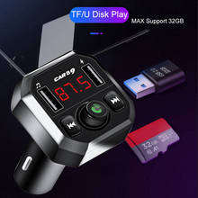 JINSERTA FM Transmitter Bluetooth Handsfree Car Kit Modulator Audio MP3 Player TF USB music play with 3.1A Dual USB Car Charger 2024 - buy cheap