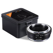 K & F CONCEPT-Adaptador de cámara a NEX E, lentes FD a Sony E, anillo adaptador de montaje 2024 - compra barato