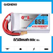 Gaoneng GNB 650mAh 22.2V 6S 80C/160C Lipo battery XT30 or XT60 Plug for FPV Racing Drone RC Models Multicopter Frame parts 2024 - buy cheap