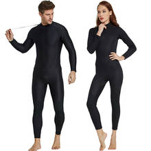 Sbart conjunto de mergulho de neoprene para homens e mulheres, roupa de mergulho preta, 2mm, peça única, mergulho inteiro para amantes, mergulho de inverno 2024 - compre barato