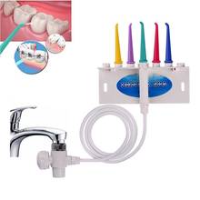 Dental Faucet Oral Irrigator Dental Flosser Portable Toothbrush Heads Water SPA Jet Installation of Faucet Type for Teeth Whiten 2024 - buy cheap