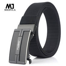 MEDYLA Man's Belt Nylon Military Army belt Outdoor Metal Buckle Police Heavy Duty Men's Training Hunting Belt BLL042 2024 - buy cheap