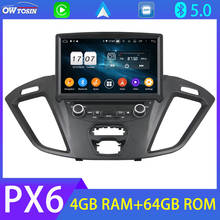 4G SIM PX6 4+64G Auto Stereo Android 10 Car DVD Multimedia Player For Ford Transit Tourneo Custom GPS Radio Bluetooth 5.0 WiFi 2024 - buy cheap