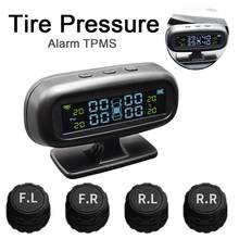 Dropship Tire Pressure Monitoring System Car TPMS Solar Power Digital Gauge With LCD Color Display 2024 - buy cheap