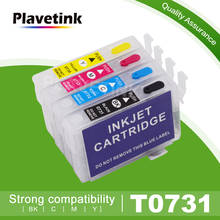 Plavetink-cartucho de tinta recarregável para impressora, t0731, 73n, para epson cx3900, cx5900, cx4905, cx3905, tx100, tx110, tx200, tx210, tx400 2024 - compre barato