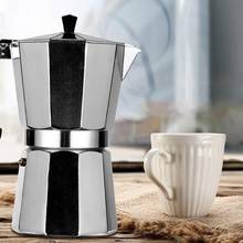 Cafeteira com cabo extensor de alumínio, 50/100/150/300/450 ml, percolador de café expresso, chaleira para topo do fogão, utensílios de café moka 2024 - compre barato