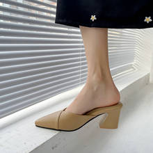 2021 rebanho sapatos de couro sandálias femininas oco para fora verão sandálias de salto alto sapatos festa moda sapatos mulher 2024 - compre barato