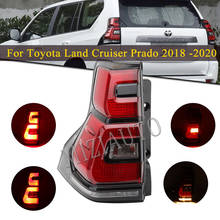 Luz trasera Led para Toyota Land Cruiser Prado 2018-2020 RL, freno, estacionamiento, señal de parada trasera, luces antiniebla 2024 - compra barato
