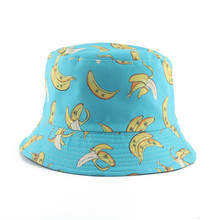 Sombrero de pescador Reversible para hombre y mujer, gorra de pescador con estampado de plátano, estilo Hip Hop, unisex 2024 - compra barato