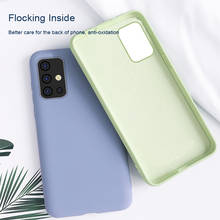 Pele-friendly Case For Samsung Galaxy M21 M31 Caixa Do Silicone Para Samsung A01 A11 A21 A31 A41 Líquido Fino TPU macio Capa de Microfibra 2024 - compre barato